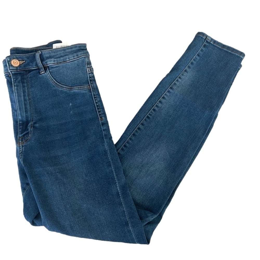 H&M Super Skinny Dark Wash High Rise Denim Jeans Size 27/30